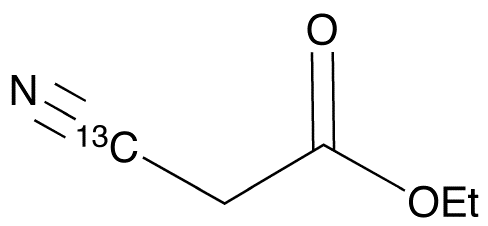 Ethyl cyanoacetate-3-<sup>13</sup>C