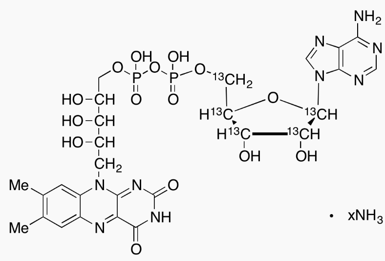 Flavine adenine dinucleotide-<sup>13</sup>C<sub>5</sub> ammonium salt 