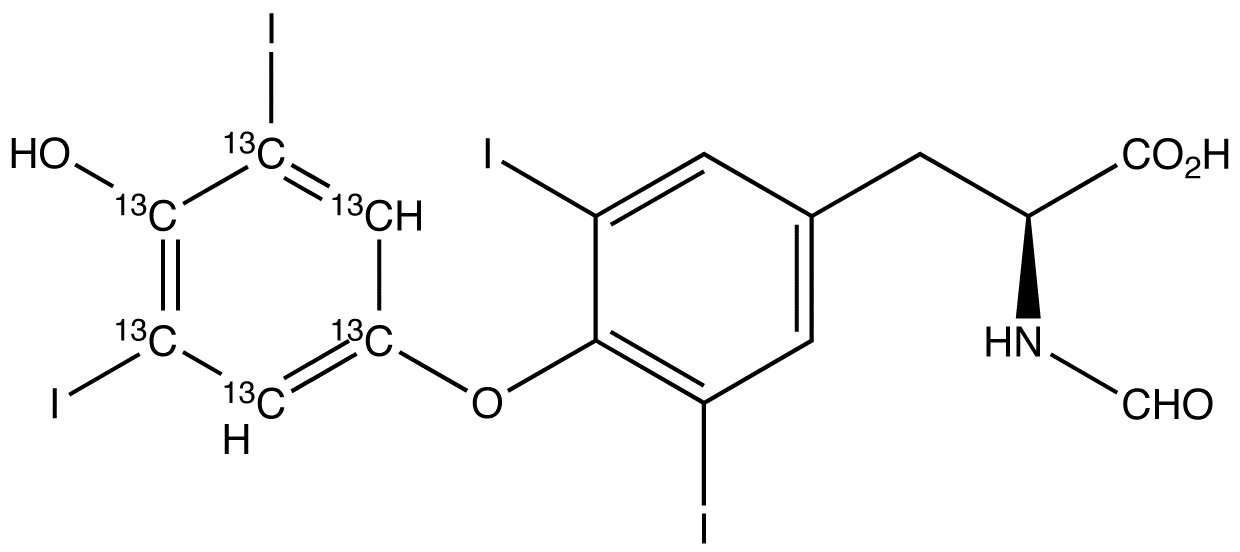 N-Formyl Thyroxine-<sup>13</sup>C<sub>6</sub>