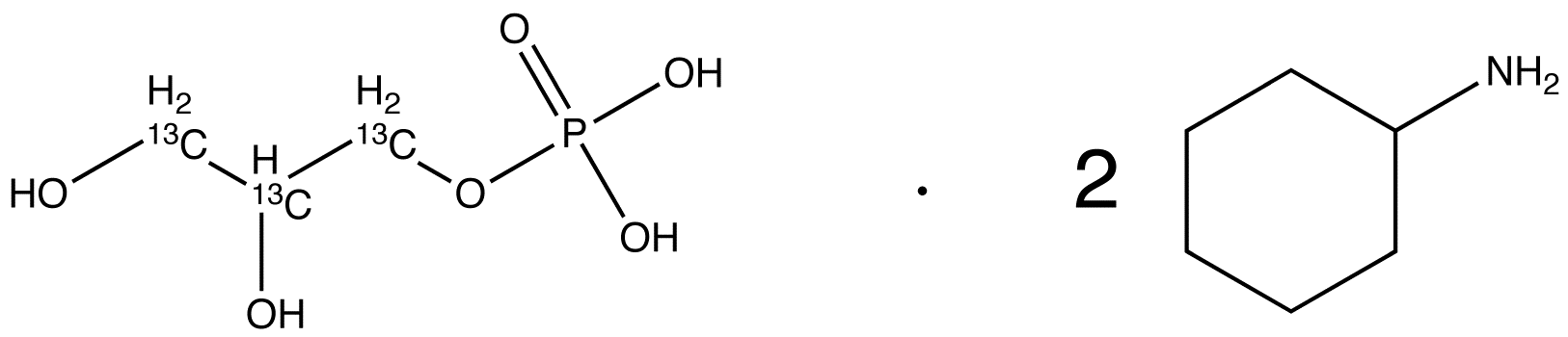 α-Glycerophosphoric Acid-<sup>13</sup>C<sub>3</sub> Dicyclohexylammonium Salt