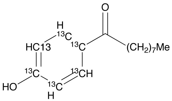 4’-Hydroxynonanophenone-<sup>13</sup>C<sub>6</sub>