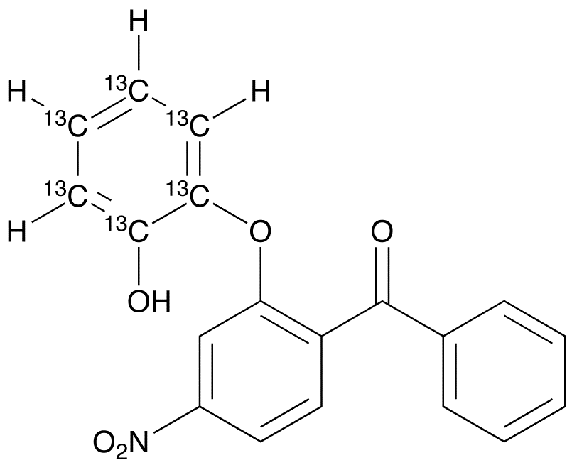 2-(2’-Hydroxyphenoxy)-4-nitrobenzophenone-<sup>13</sup>C<sub>6</sub>