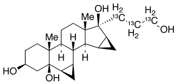 17-(3-Hydroxypropyl-<sup>13</sup>C<sub>3</sub>)-6β,7β:15β,16β-dimethyleneandrostane-3β,5β,17β-triol