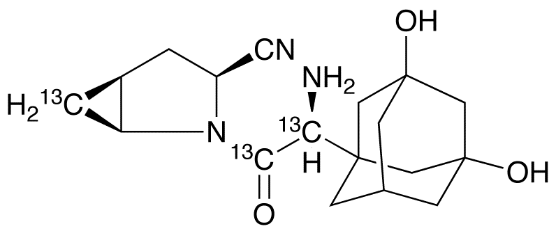 5-Hydroxy Saxagliptin-<sup>13</sup>C<sub>3</sub>
