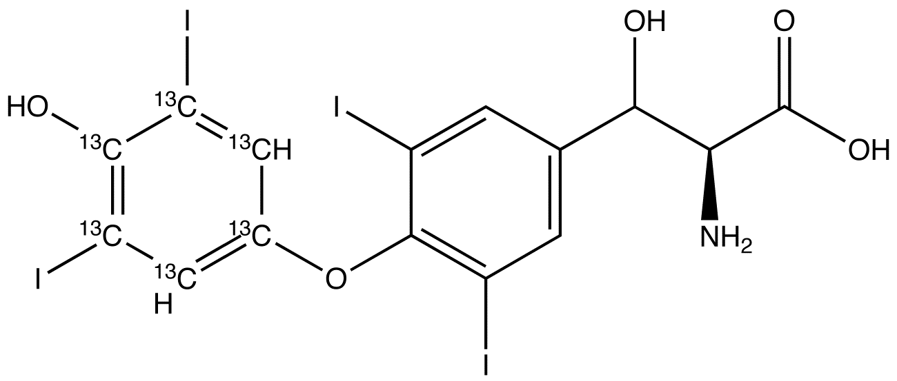 β- Hydroxythyroxine-<sup>13</sup>C<sub>6</sub>