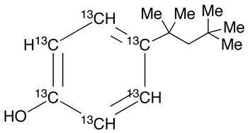 4-tert-Octylphenol-<sup>13</sup>C<sub>6</sub>
