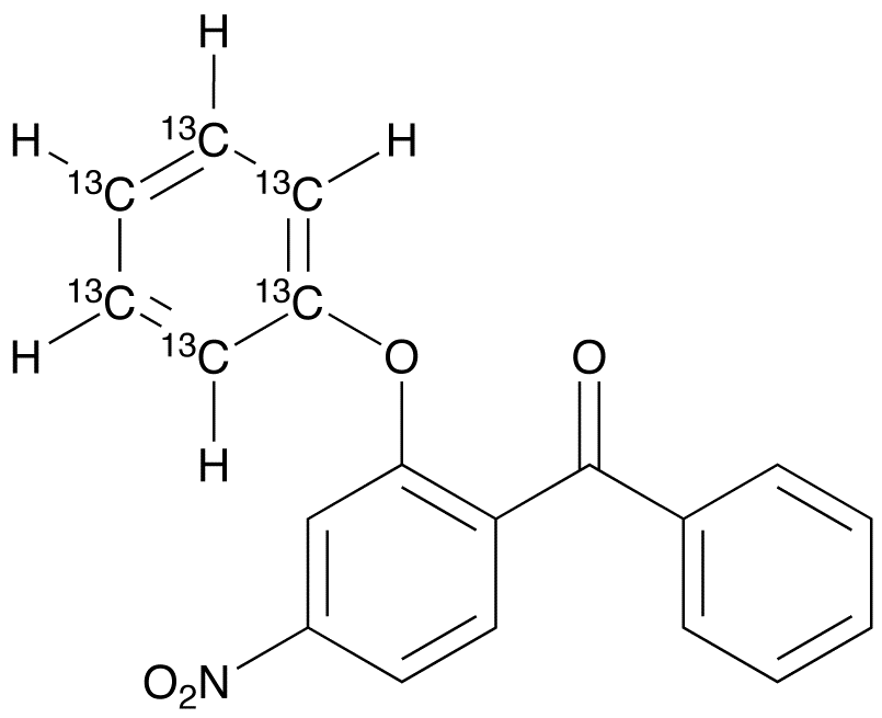 2-Phenoxy-4-nitrobenzophenone-<sup>13</sup>C<sub>6</sub>