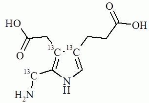 Porphobilinogen-<sup>13</sup>C<sub>3</sub>
