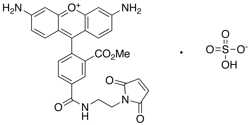 Rhodamine-123 5-C<sub>2</sub>-maleimide sulfate salt