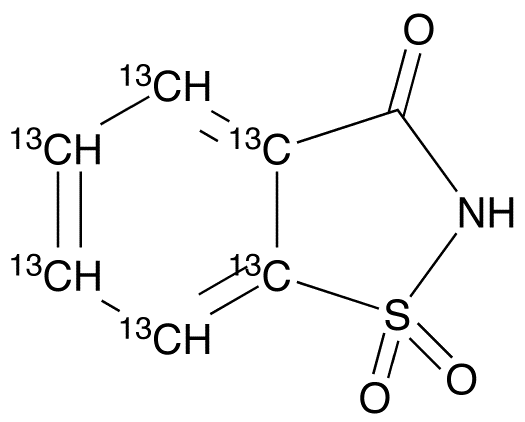 Saccharin-<sup>13</sup>C<sub>6</sub>
