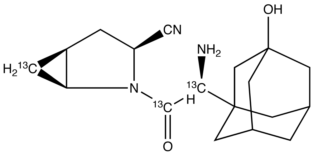 Saxagliptin-<sup>13</sup>C<sub>3</sub>