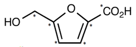 5-Hydroxymethyl-2-furancarboxylic Acid-<sup>13</sup>C<sub>6</sub>