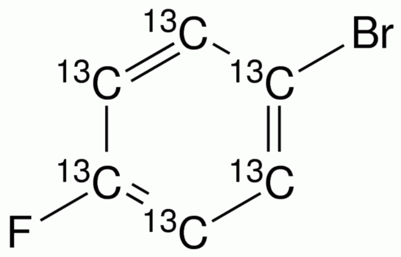 1-Bromo-4-fluorobenzene-13C<sub>6</sub>