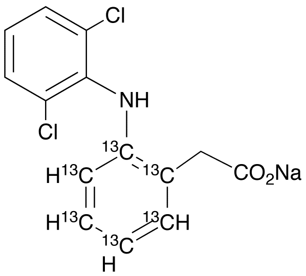 Diclofenac-<sup>13</sup>C<sub>6</sub> sodium salt