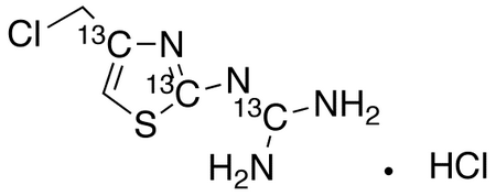 1-(4-Chloromethyl-2-thiazolyl)guanidine-<sup>13</sup>C<sub>3</sub> HCl