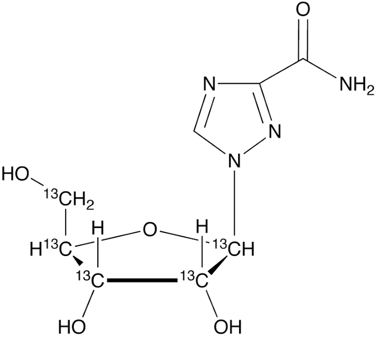 Ribavirin-<sup>13</sup>C<sub>5</sub>