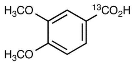 3,4-Dimethoxy-7-<sup>13</sup>C-benzoic Acid