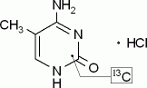 5-Methyl cytosine-2-<sup>13</sup>C hydrochloride