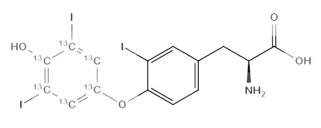 3,3’,5’-Triiodo-L-thyronine-<sup>13</sup>C<sub>6</sub>