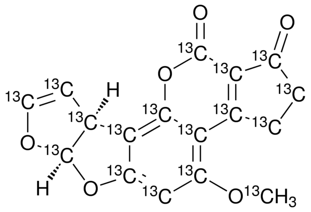 Aflatoxin B1-<sup>13</sup>C<sub>17</sub> solution in acetonitrile