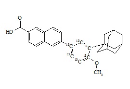 Adapalene-<sup>13</sup>C<sub>6</sub>