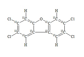 2,3,7,8-Tetrachlorodibenzofuran-<sup>13</sup>C<sub>12</sub>