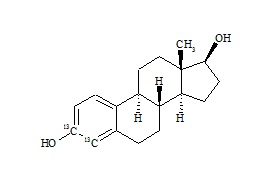 17-beta-Estradiol-<sup>13</sup>C<sub>2</sub>
