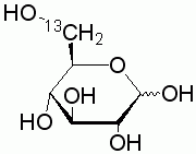 D-Glucose-6-<sup>13</sup>C