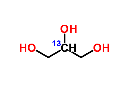Glycerol-2-<sup>13</sup>C
