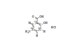 Mesalamine-13C6 HCl
