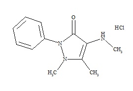 Metamizole Impurity C (4-Methylaminoantipyrine) HCl