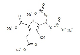 Ranelic Acid-13C4 Sodium Salt