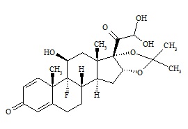 Triamcinolone Acetonide Impurity C (Triamcinolone Acetonide 21-Aldehyde Hydrate)
