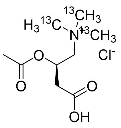 Acetyl L-carnitine-<sup>13</sup>C<sub>3</sub> chloride