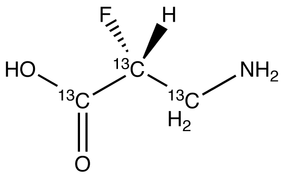 (2R)-3-Amino-2-fluoropropanoic acid-<sup>13</sup>C<sub>3</sub>
