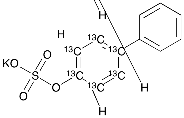 4-Biphenylyl-13C6 sulfate sotassium salt