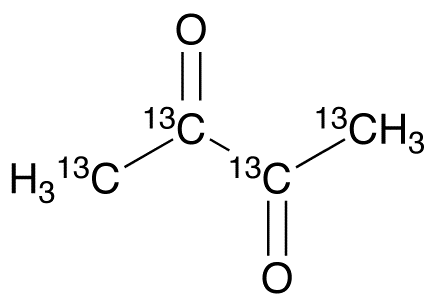 2,3-Butanedione-13C<sub>4</sub>
