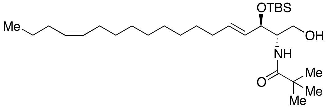 (4E,14Z)-3-((tert-Butyldimethylsilyl)oxy)-1-hydroxysphingadienine-C<sub>18</sub>