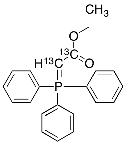 (Carbethoxymethylene)triphenylphosphorane-13C<sub>2</sub>