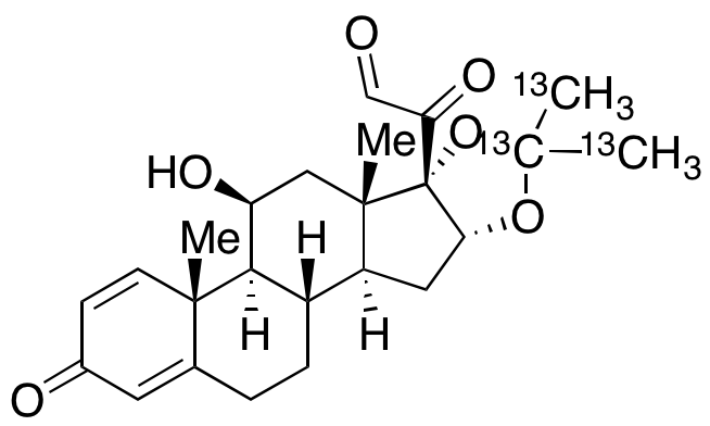 Desonide-21-aldehyde-13C<sub>3</sub>