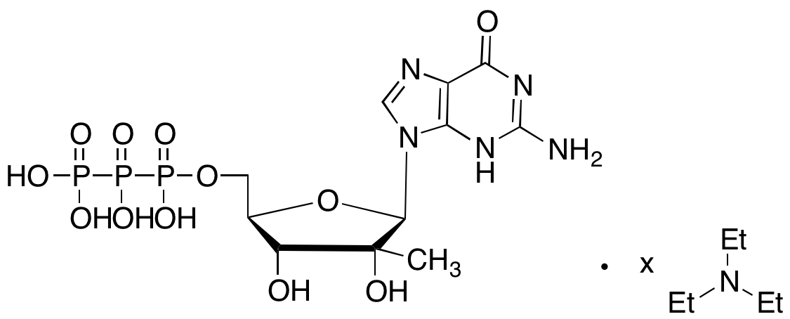 2’-C- β-Methyl Guanosine 5’-Triphosphate Triethylamine