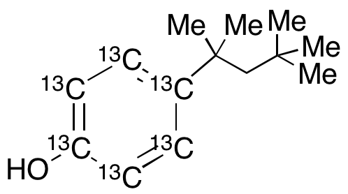 4-tert-Octylphenol-13C6 (100Mg/mL in<sup>6 (100Mg/mL in Acetone</sup>C<sub>6</sub> (100Mg/mL in Acetone)