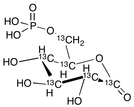 6-Phosphoglucono-Î”-lactone-13C<sub>6</sub>