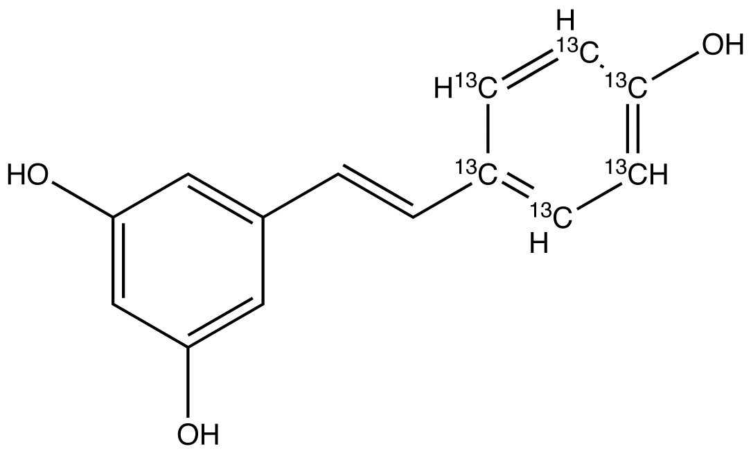 Resveratrol-13C<sub>6</sub>