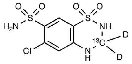 Hydrochlorothiazide-<sup>13</sup>C,d<sub>2</sub>
