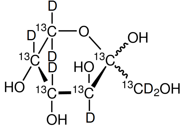 D-Fructose-<sup>13</sup>C<sub>6</sub>,d<sub>7</sub>