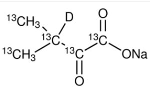 2-Keto-3-methylbutyric acid-<sup>13</sup>C<sub>5</sub>,3-d sodium 