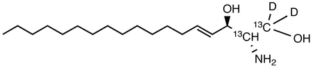 D-erythro-Sphingosine-<sup>13</sup>C<sub>2</sub>,d<sub>2</sub>