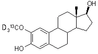 2-Methoxy-<sup>13</sup>C,d<sub>3</sub>-estradiol