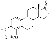 4-Methoxy-<sup>13</sup>C,d<sub>3</sub>-estrone